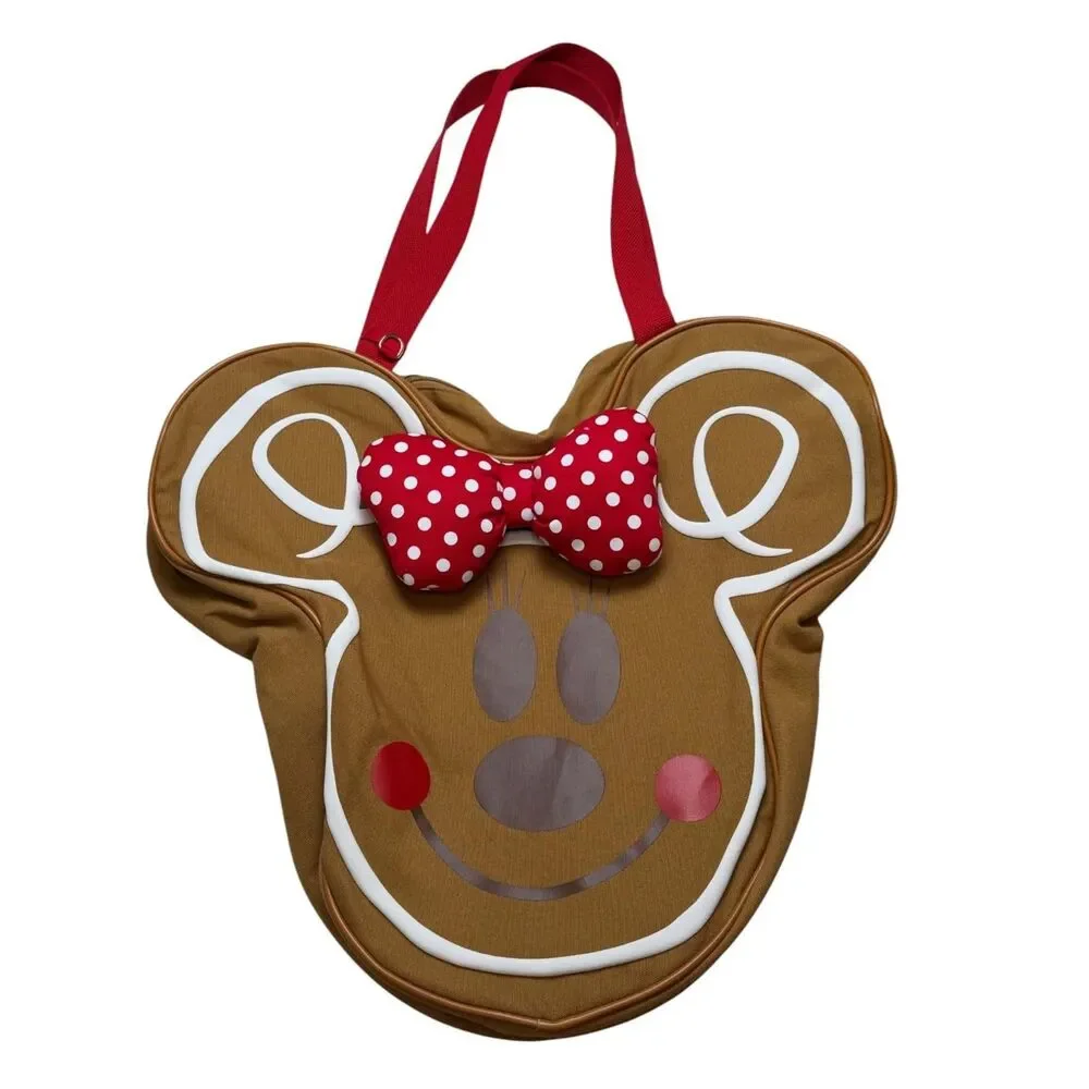 Disney Minnie Mouse Big Face Tote- Gingerbread